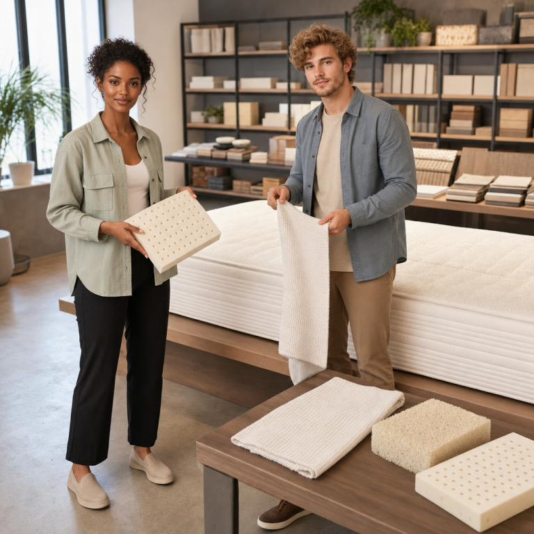 Airflow-Channel Foam Mattress