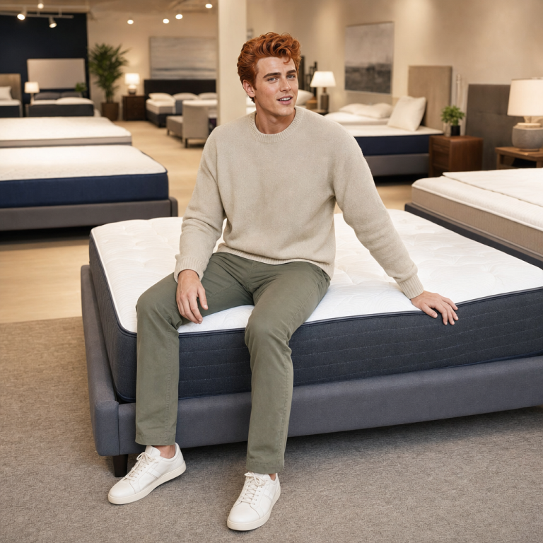 Low-Profile Easy-Access Mattress