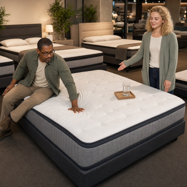 Motion-Isolating Couples Mattress