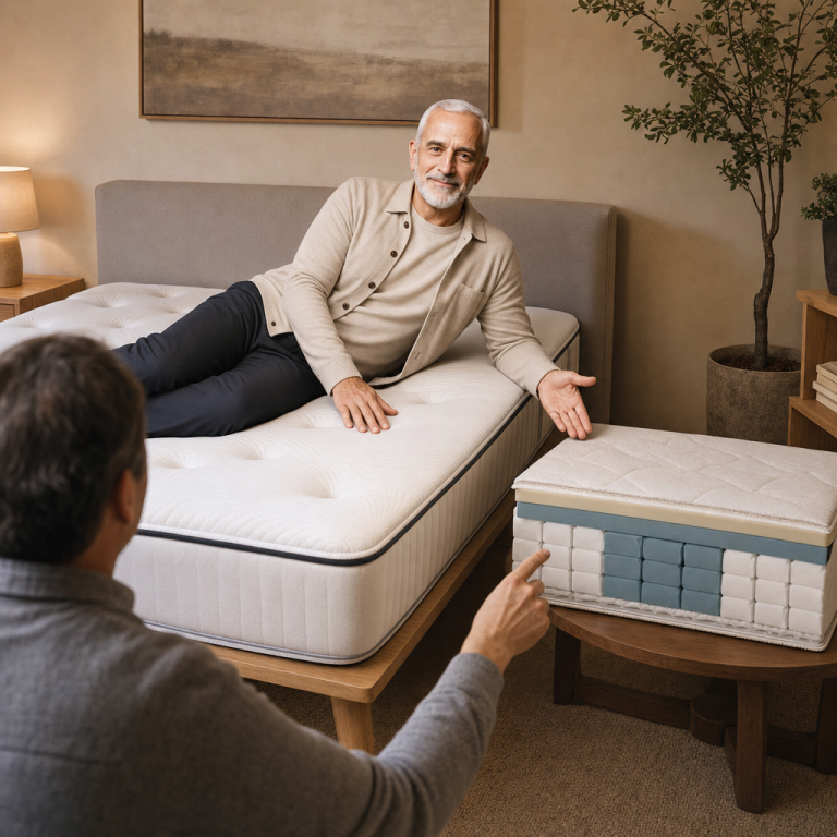 Reinforced-Center Support Mattress
