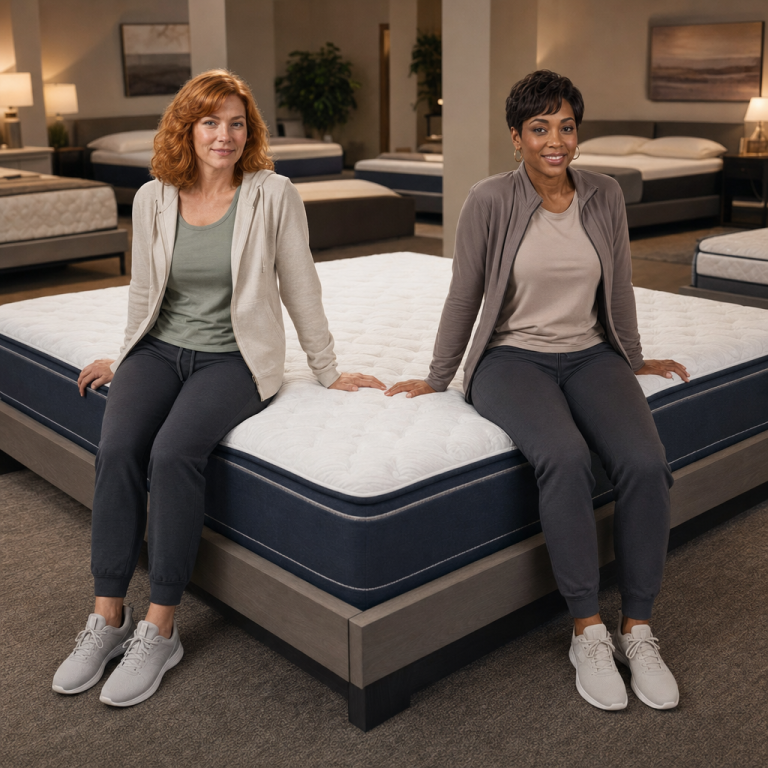 Reinforced-Edge Couples Mattress